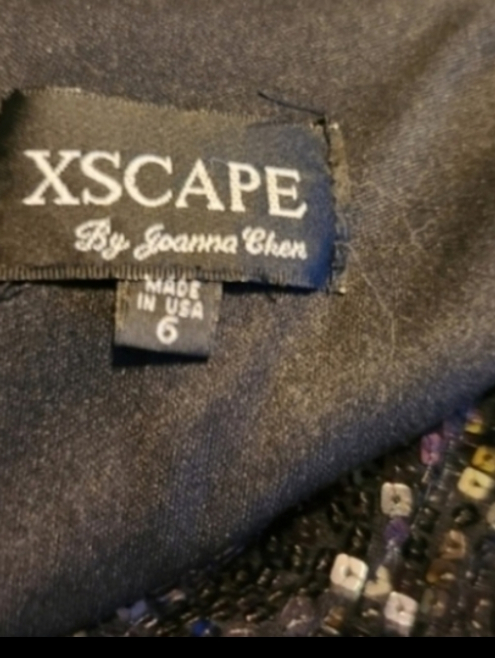 Xscape Sequins Mini Dress - Picture 9 of 13